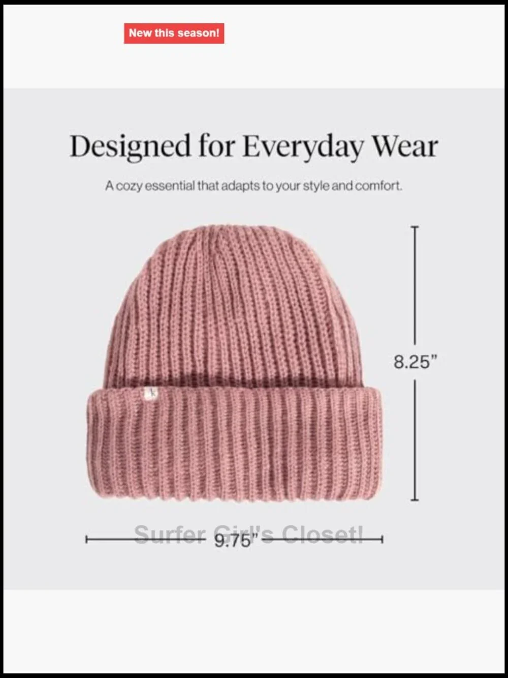 Satin Lined Beanie for Hair Protection, Anti Frizz Winter Hat, Unisex Beanie